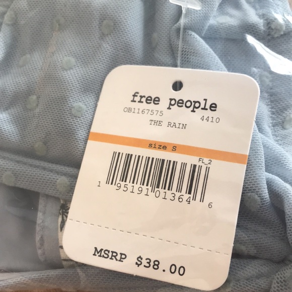 Free People Sierra Mesh Bandeau In the Rain - Picture 5 of 8